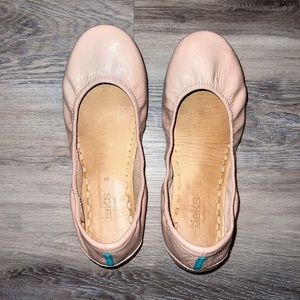 Tieks Blush Patent Ballet Flats Size 8 - Excellent Condition!!